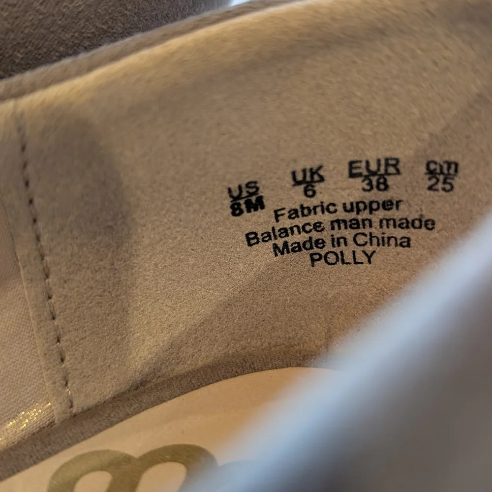 Fergalicious Taupe Pleated Flats - Picture 3 of 8